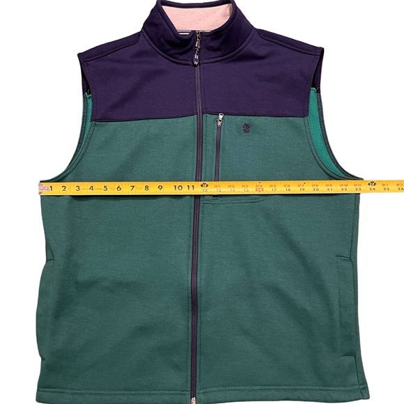 ⛳️ IZOD Golf Vest | Performance | Stretch | Green & Blue | Men’s Size Large - Picture 10 of 10